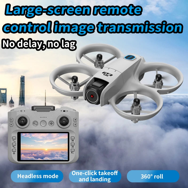 Nuevo Dron GT3 8K HD con control remoto, modo sin cabeza, helicóptero 360° Mini Dron de juguete Flip FPV 5G WIFI cuadricóptero para niños, regalos