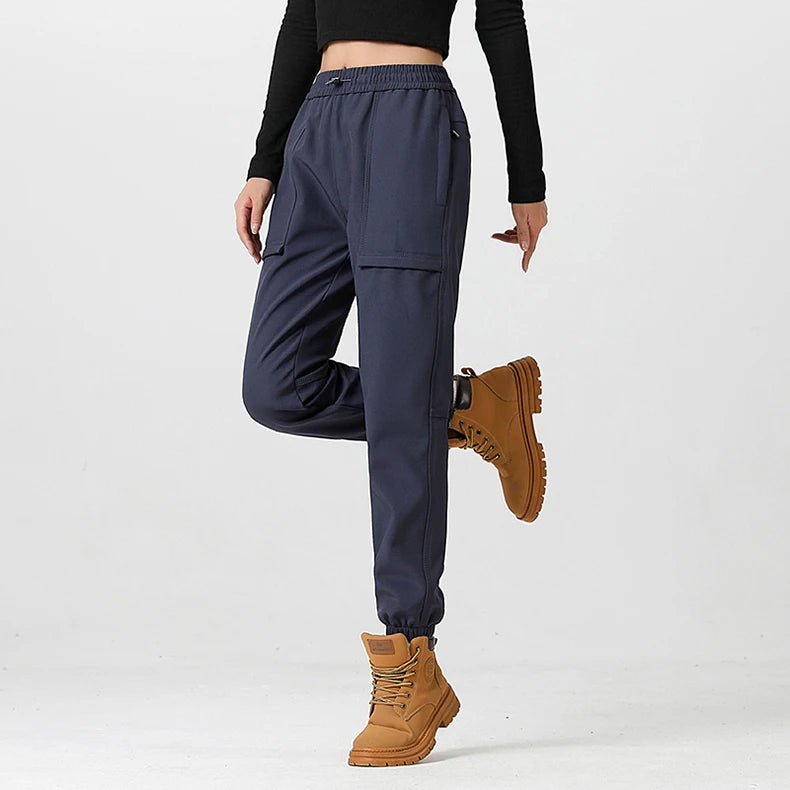 LNGXO hiver épais polaire pantalon hommes femmes imperméable coupe-vent chaud survêtement pantalon unisexe randonnée Camping escalade ski pantalon