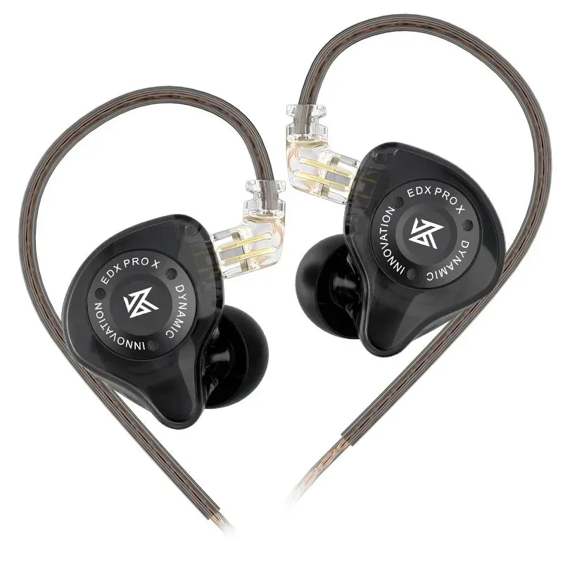 KZ EDX PRO X Auriculares HIFI de bajos dinámicos, audífonos deportivos con cancelación de ruido, cable de 2 pines KZ ZSTX ZSN PRO X EDC EDA ZVX