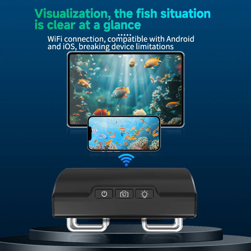 Caméra de Pêche WiFi Dodosee — Vision Sous-Marine HD