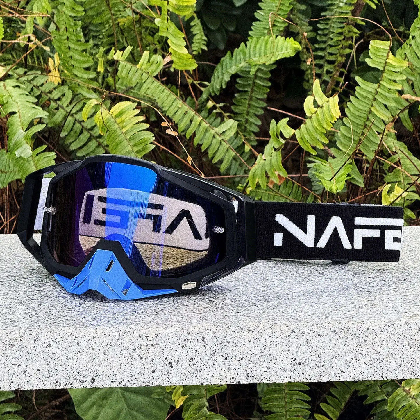 Lunettes de protection NAFEIB coupe-vent tout-terrain anti-poussière enveloppantes pour motocross, VTT, moto tout-terrain, exploration en extérieur, protection pour longs trajets