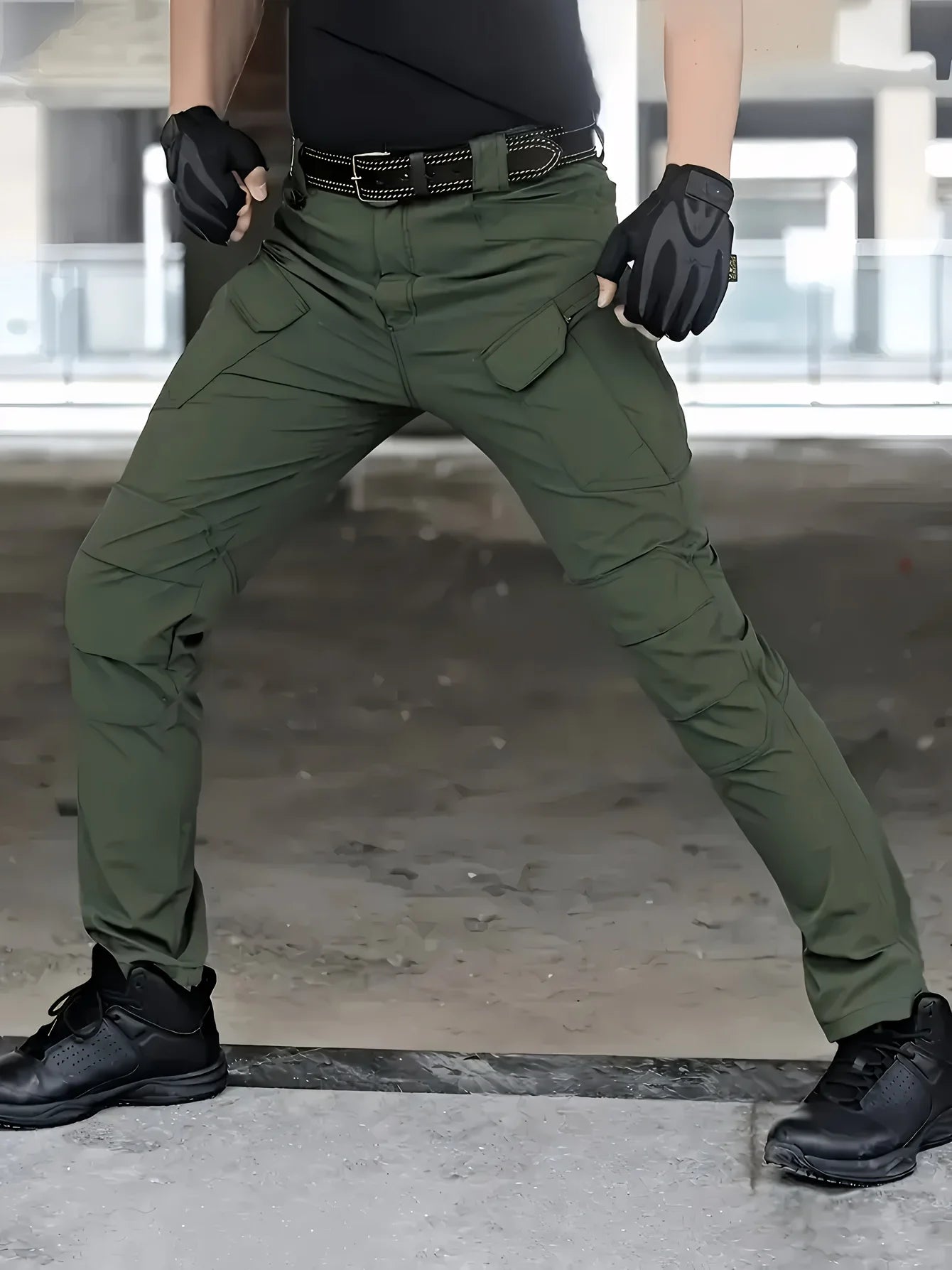 Pantalon Cargo tactique pour hommes, grande taille 6XL, pantalon de sport décontracté en plein air, randonnée pêche, imperméable, multi-poches