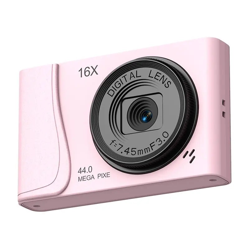 Retro CCD Camcorder 24 Million Pixels, 4K Digital Camera, 16x Zoom, Compact Cameras, Auto Focus for Adults Beginners, Children's Photography