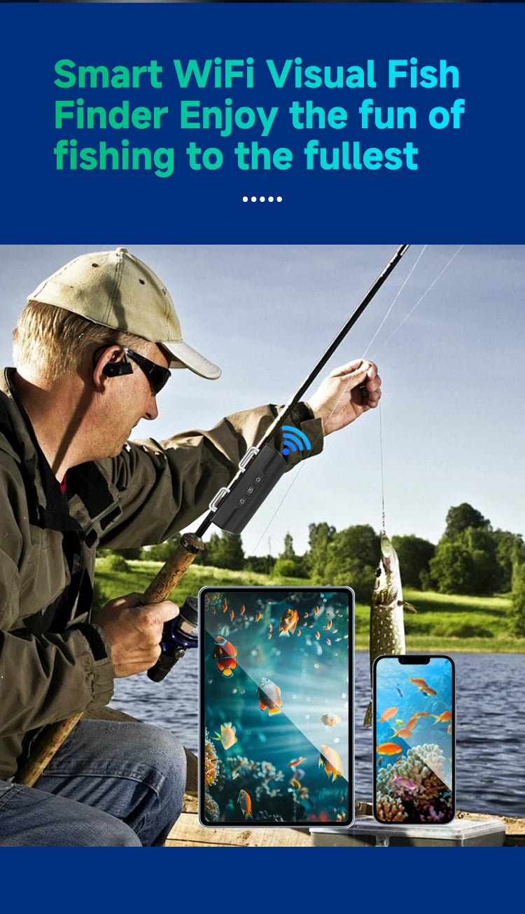 Caméra de Pêche WiFi Dodosee — Vision Sous-Marine HD