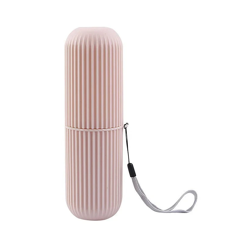 1Pc Portable Toothbrush Cup Bathroom Toothpaste Holder Storage Case Box Organizer Travel Toiletry Storage Cup New Creative