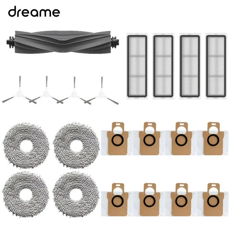 Dreame Bot L10s Ultra / L10 Ultra Robot aspirador accesorios mopa bolsa de polvo cepillo principal cepillo lateral filtro Hepa de repuesto