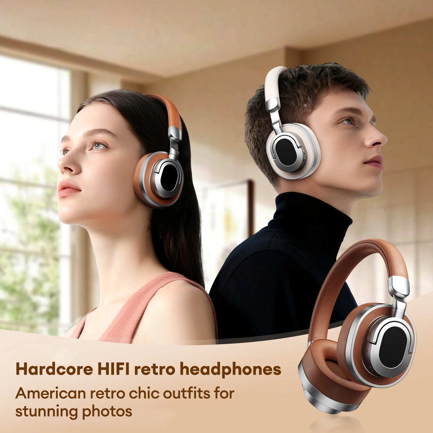 Écouteurs Bluetooth 6.0 sans fil — HD, ENC antibruit, HiFi, ultra faible latence, jeu