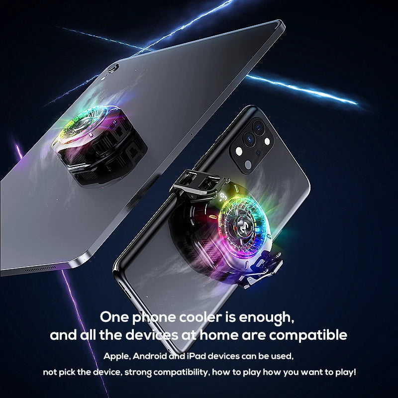 Refroidisseur téléphone portable USB — ventilateur gaming, streaming, dissipateur de chaleur