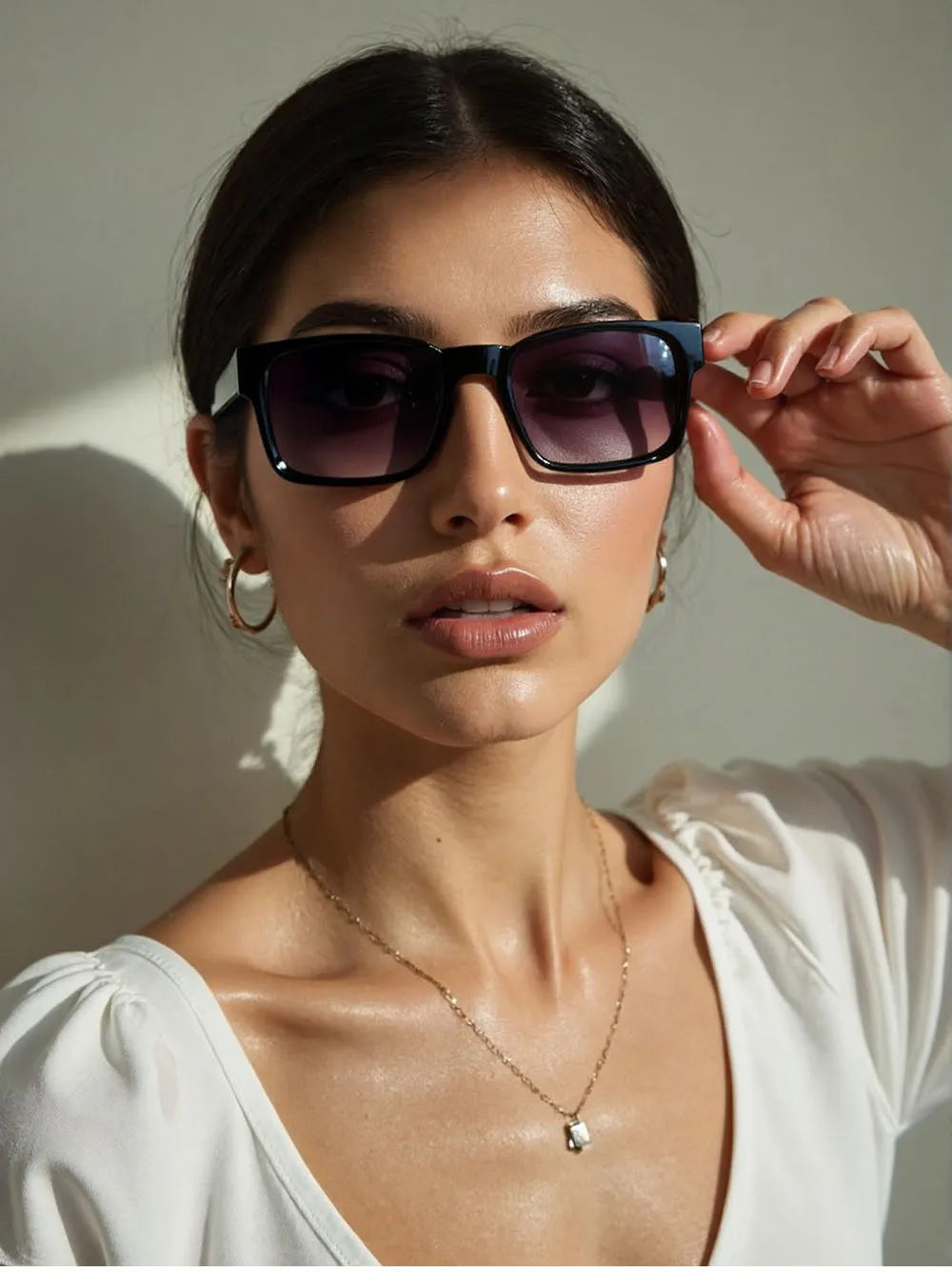 Lunettes de soleil carrées rétro pour hommes — vintage, femmes, à la mode, livraison directe