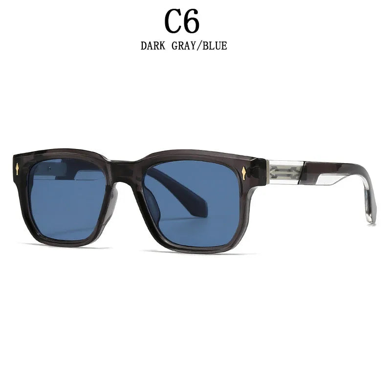 2025 Vintage Sunglasses Men Holiday Square Sunglasses Women Trendy Retro Eyewear Women Sunglasses Gafas De Sol Hombre