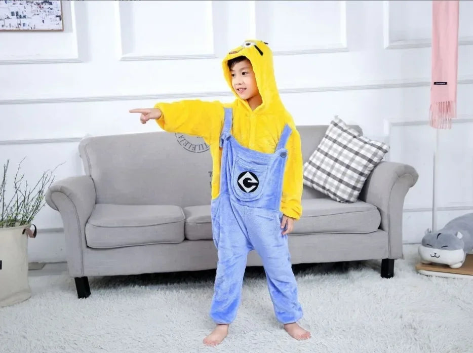 Pyjama pour enfants — hiver, flanelle, Kawaii, Halloween, personnage animé
