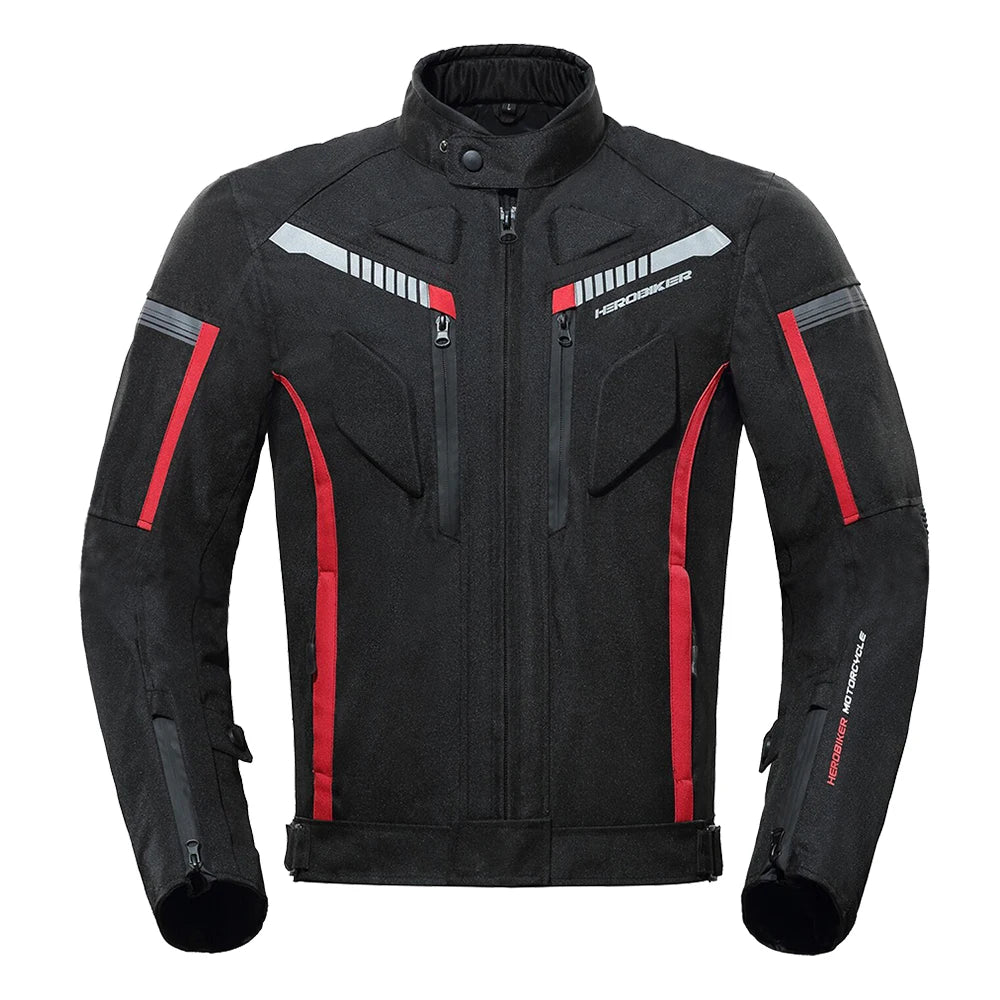 Veste de moto imperméable pour homme — veste de course, pantalon moto portable, protection EVA