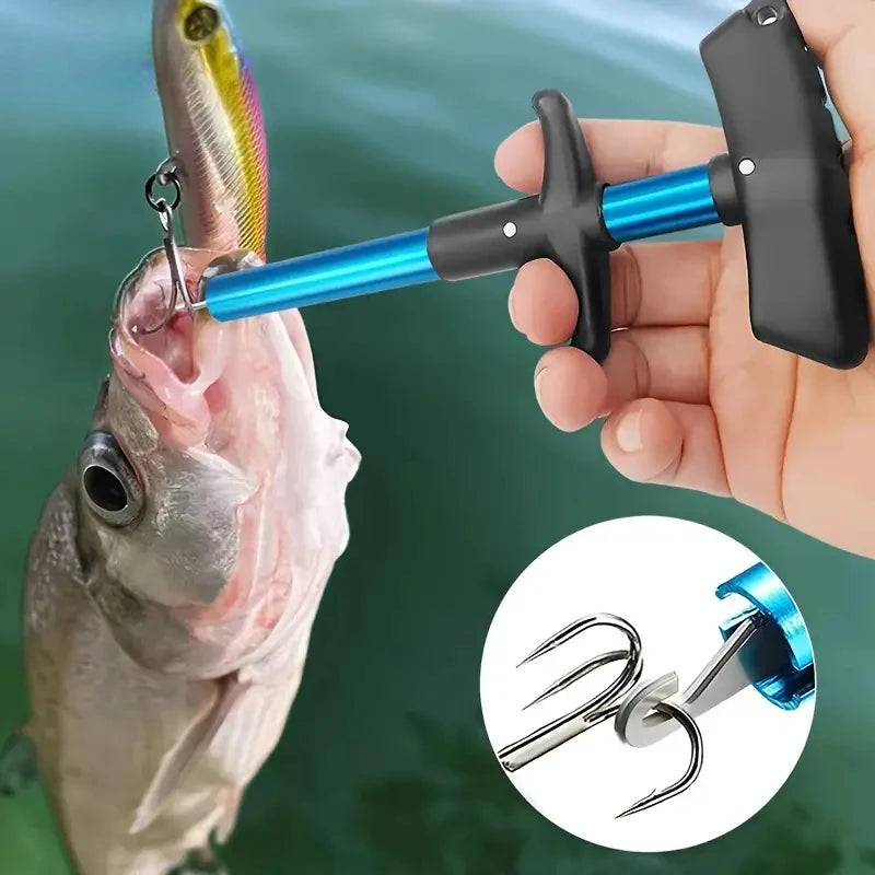 Décrocheur d'Hameçon Portable en Aluminium — Séparateur de Crochets Pêche