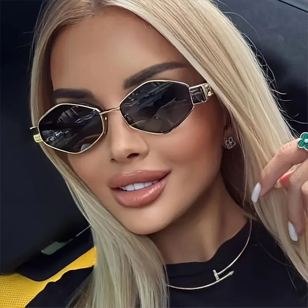 Lunettes de soleil polarisées UV400 — cadre rond, casual, mode, extérieur