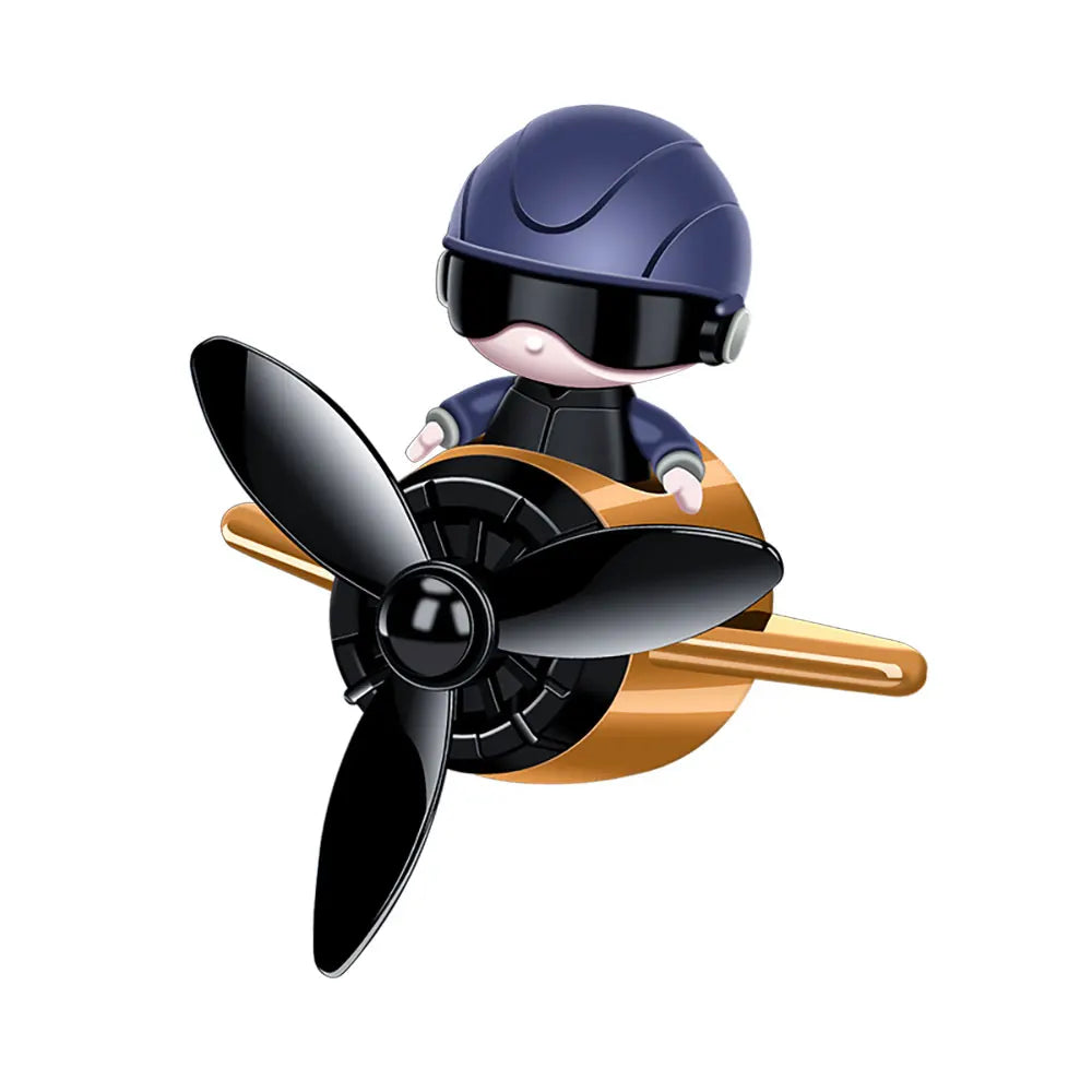Désodorisant de voiture, aromathérapie, accessoires automobiles, diffuseur de parfum intérieur, Force aérienne créative, petit avion, Design de dessin animé