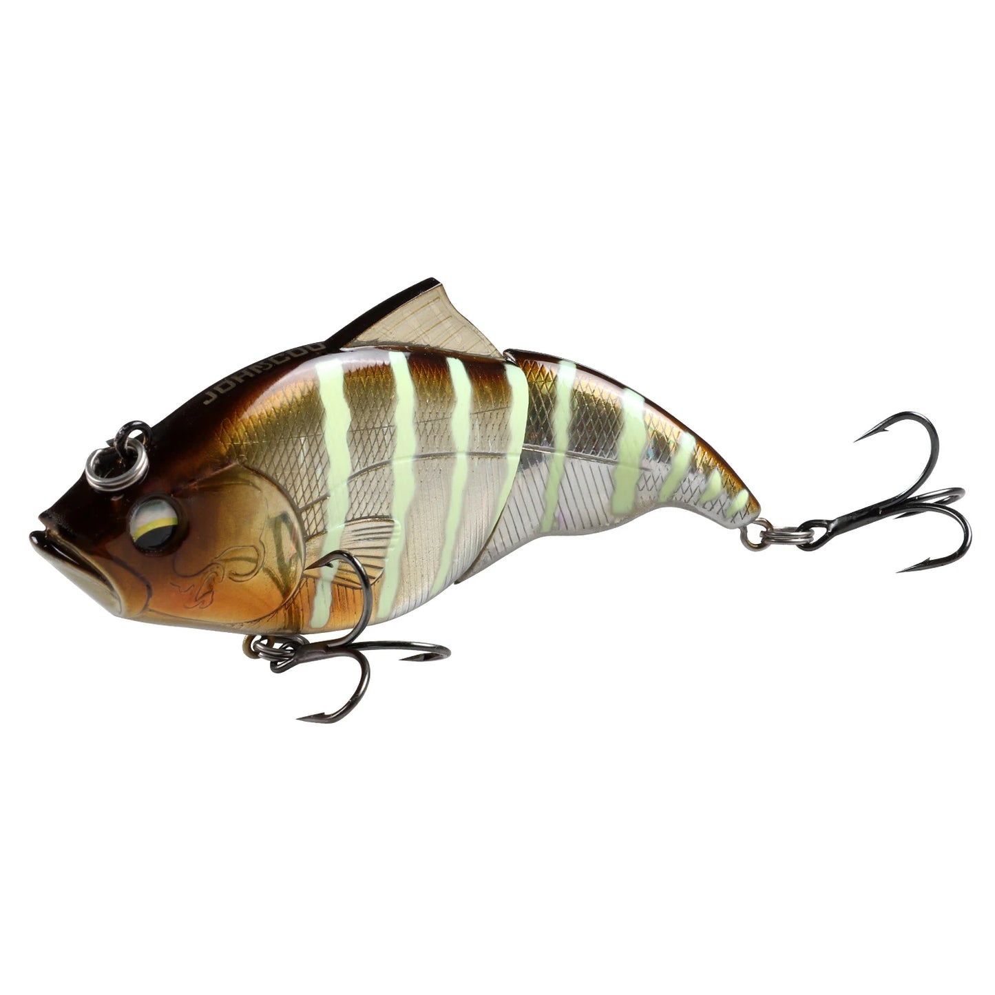 JOHNCOO 115mm coulant VIB leurre de pêche sans lèvres manivelle artificielle flottant dur appât brochet bar matériel de pêche