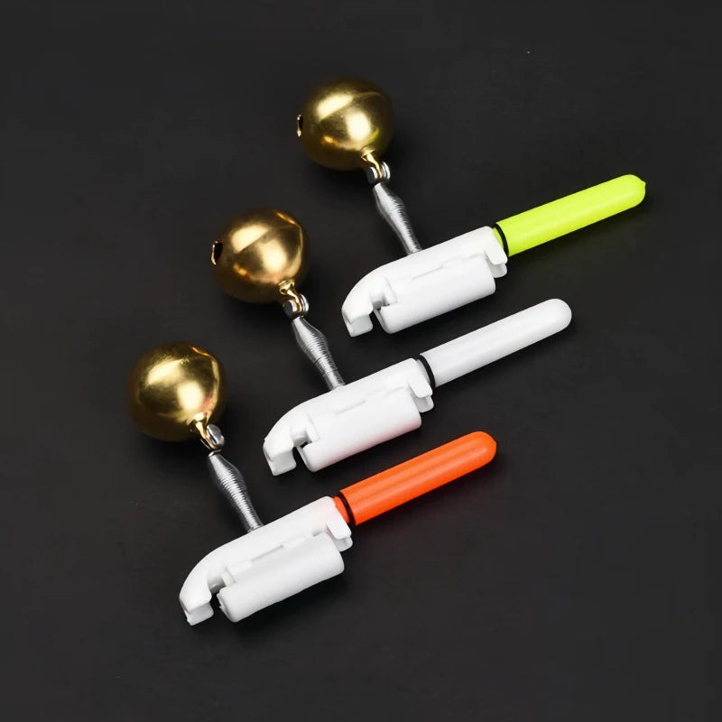 Bâton Lumineux Rechargeable USB avec Cloche & Flotteur — Alarme Morsure Pêche