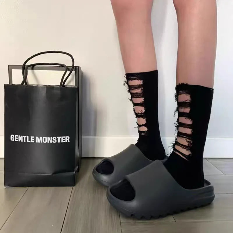 Women's and Men's Summer Slippers, Casual Sandals, Beach Shoes, Soft Bottom Slides, Thick Platform, EVA Non-Slip Home Slippers