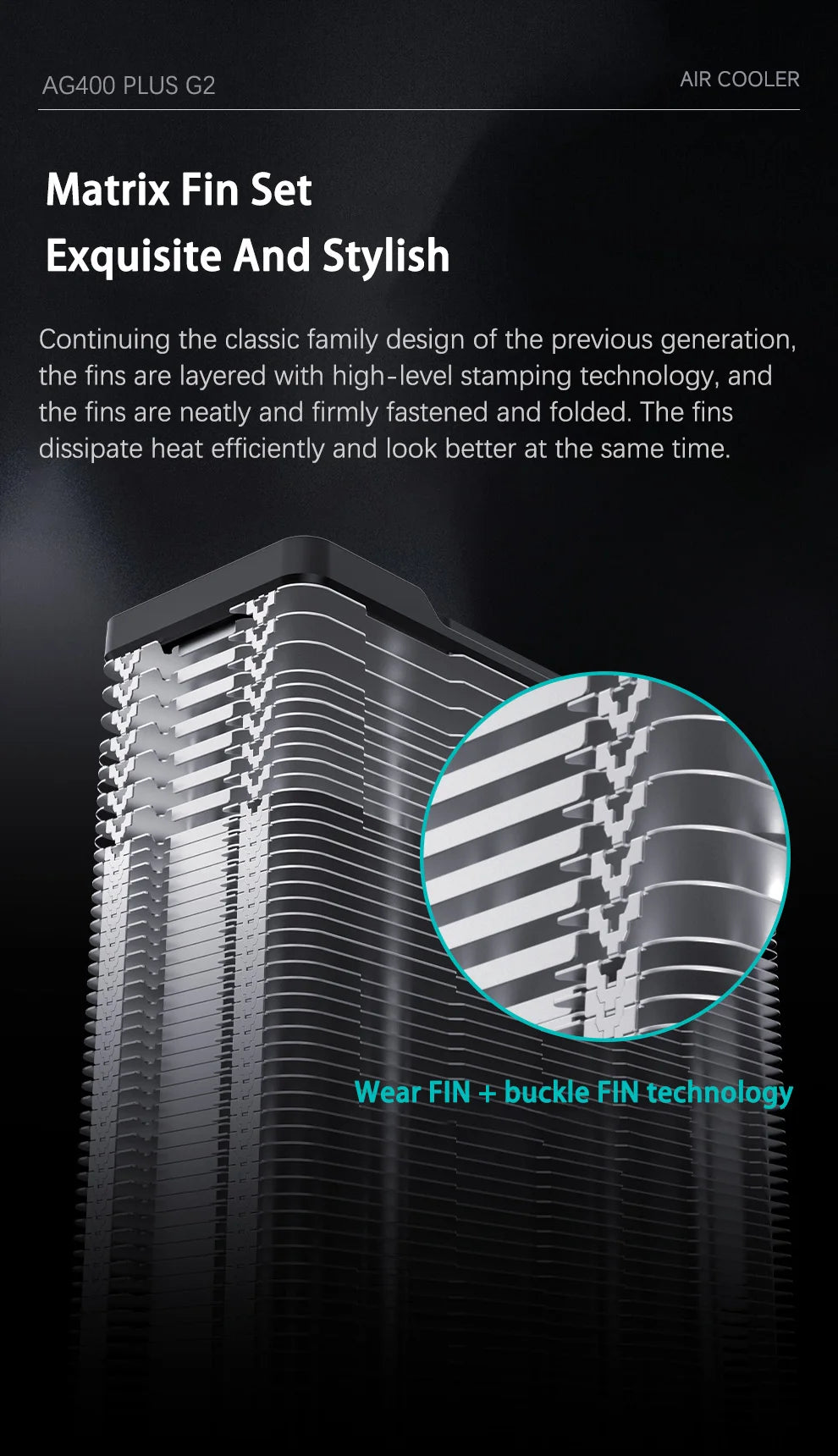 DEEPCOOL AG400 4 caloducs double ventilateur CPU radiateur de refroidissement par Air 2000 tr/min ventilateur de refroidissement de bureau pour Intel LGA1700 1200 115X AMD AM4