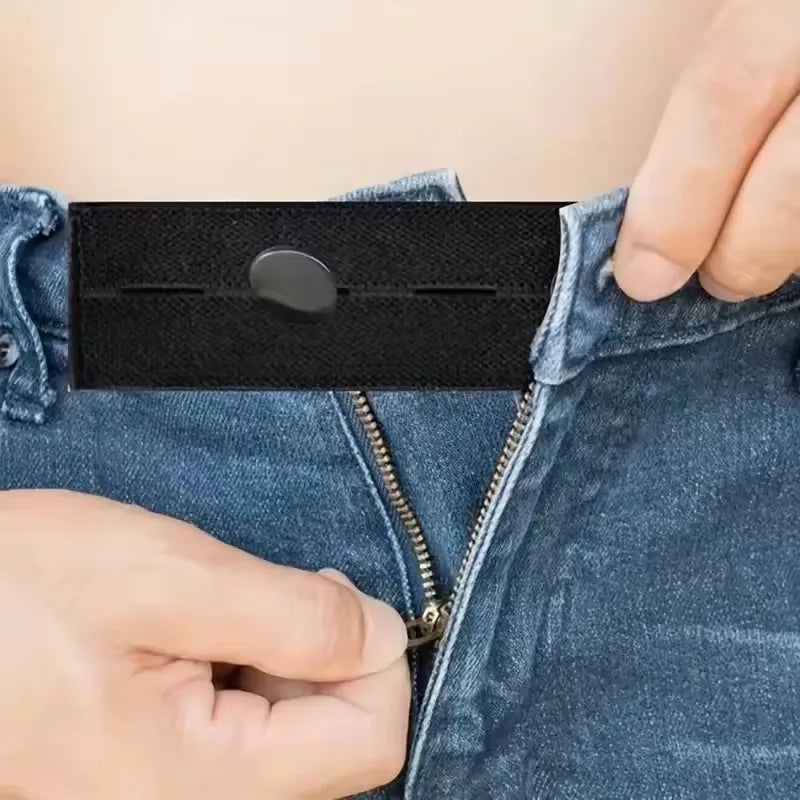 Unisex Pant Extender Waistband 5 Pcs Tight Pants Skirts Denim Jeans Maternity Button Hooks Clothing DIY Sewing Supplies