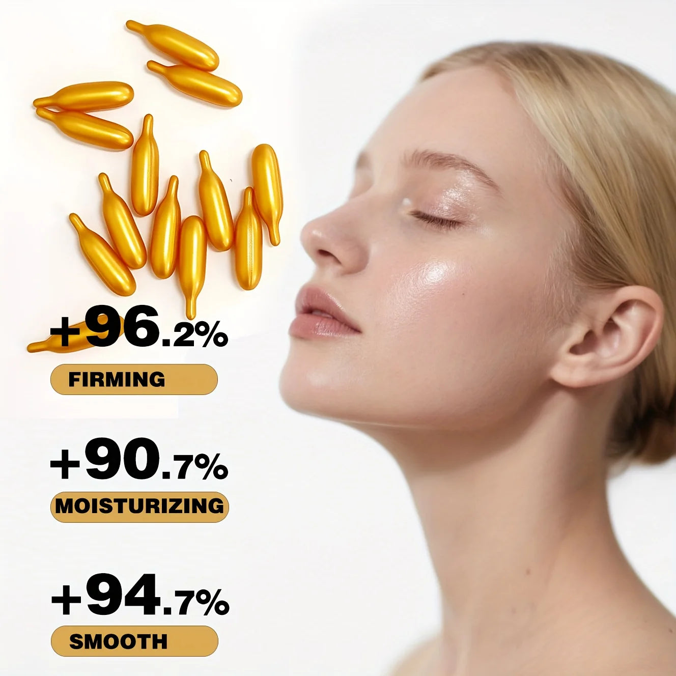 Capsules Sérum Vitamine E — Essence Hydratante Usage Unique 90 Capsules