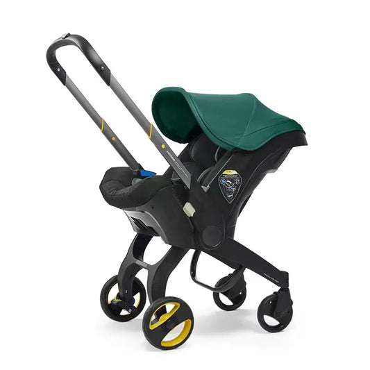 Siège Auto Poussette Bébé Nouveau-Né — Chariot Sécurité Léger Système Voyage 3 en 1