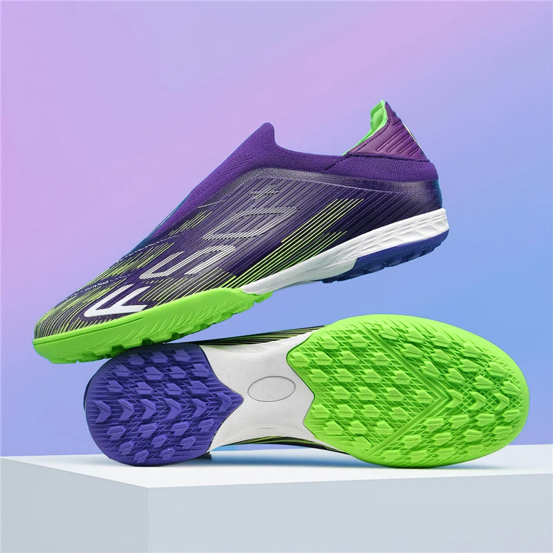 Chaussures de Football Sans Lacets FG — Niveau Avancé, Tailles EU 34–46