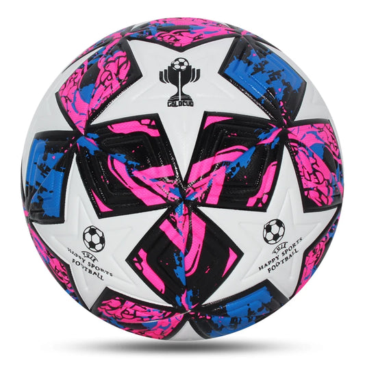 Balones de fútbol de alta calidad, tamaño oficial 4/5, material de PU, equipo de portería sin costura, juego de partido al aire libre, entrenamiento de fútbol