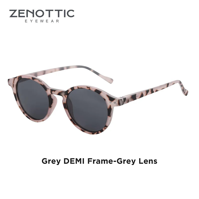 Lunettes de soleil polarisées circulaires rétro 2026 — petites rondes, UV400, vintage, hommes femmes
