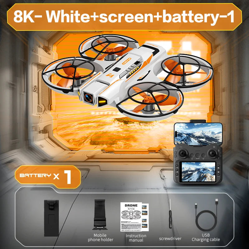 Drone Mini Lenovo A21Pro 8K GPS Profesional, Fotografía Aérea HD, Avión Teledirigido, Cámara HD 5G, Dron de Juguete UAV