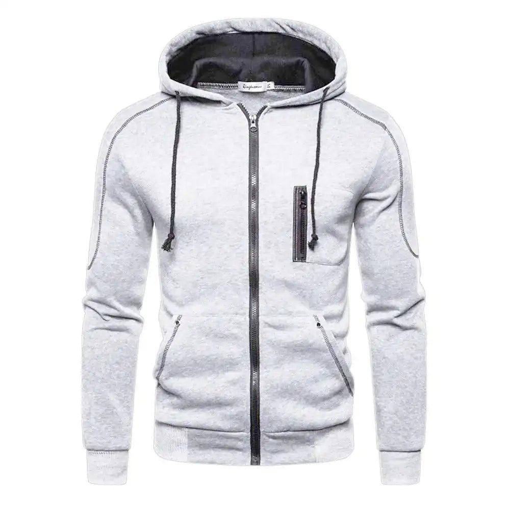 Sudadera con capucha para hombre negra, blanca, verde militar, roja, con bloques de color, polar, fresca, informal, ropa de invierno, prendas de vestir, sudaderas con capucha