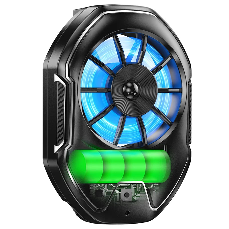FS21 — Refroidisseur Téléphone Rechargeable 650mAh Ventilateur Silencieux LED RGB
