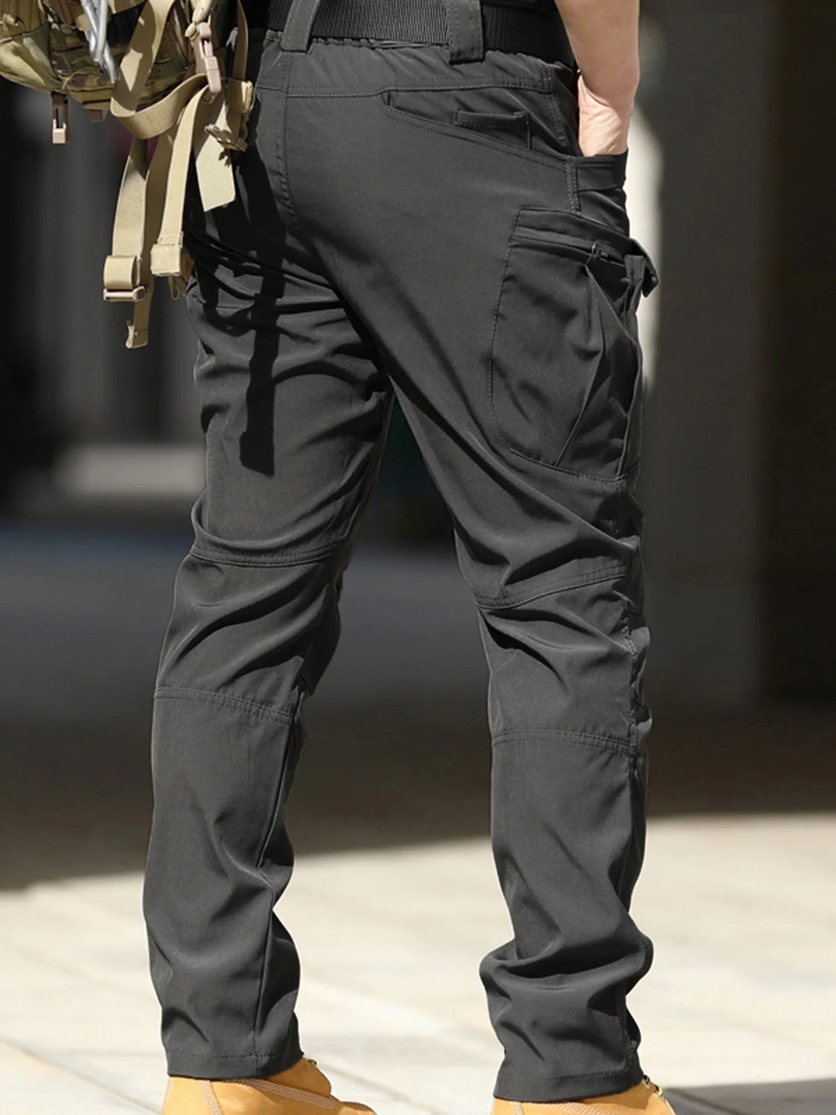 Pantalon Cargo tactique pour hommes, grande taille 6XL, pantalon de sport décontracté en plein air, randonnée pêche, imperméable, multi-poches