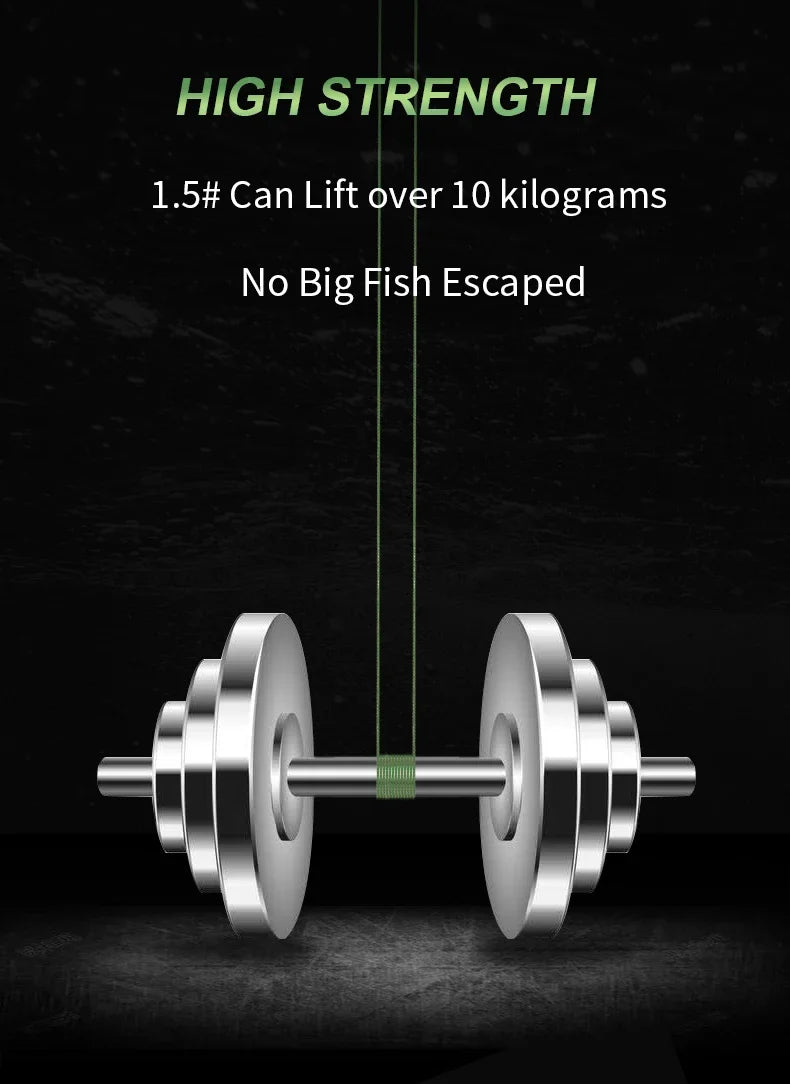 SOLOKING 300M PE tressé ligne de pêche 10LB-80LB Super fort japonais Multifilament mer ligne de pêche carpe truite bar ligne