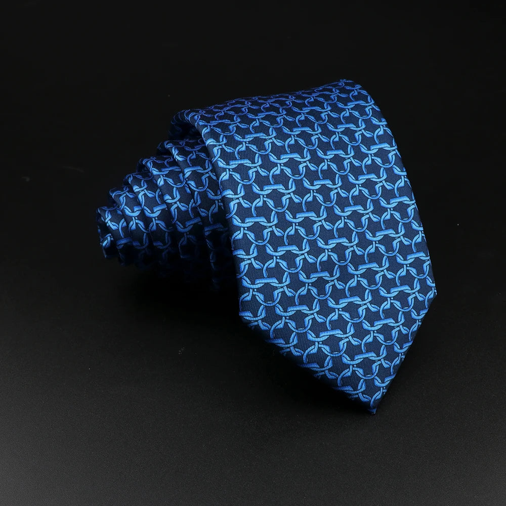 51 Styles Men's Silk Ties Jacquard Striped Plaid Floral Tie Accessories Daily Wear Shirt Suit Necktie Wedding Party Gift
