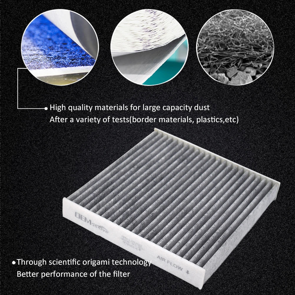 Filtre À Air Cabine Charbon Actif — Compatible Voitures Japonaises Anti-Pollen