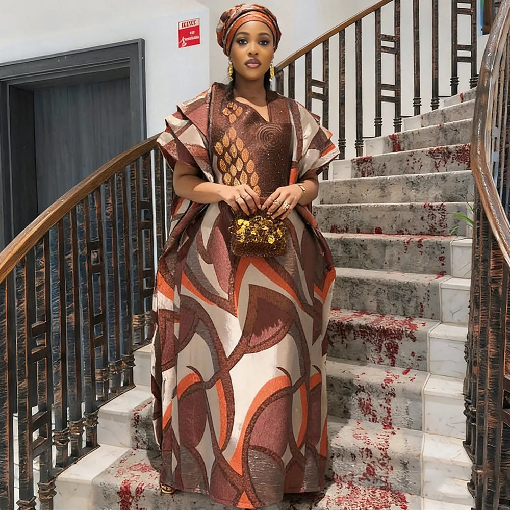Robes africaines pour femmes, vêtements traditionnels africains Dashiki Ankara, tenues Abayas, Kaftan musulman, Robe Maxi longue, 2026