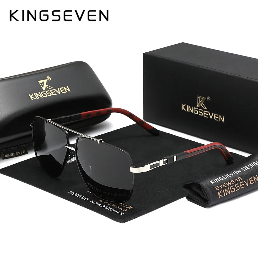 Lunettes de soleil UV400 — carré, grand cadre, polarisées, conduite, plein air, mode 2026