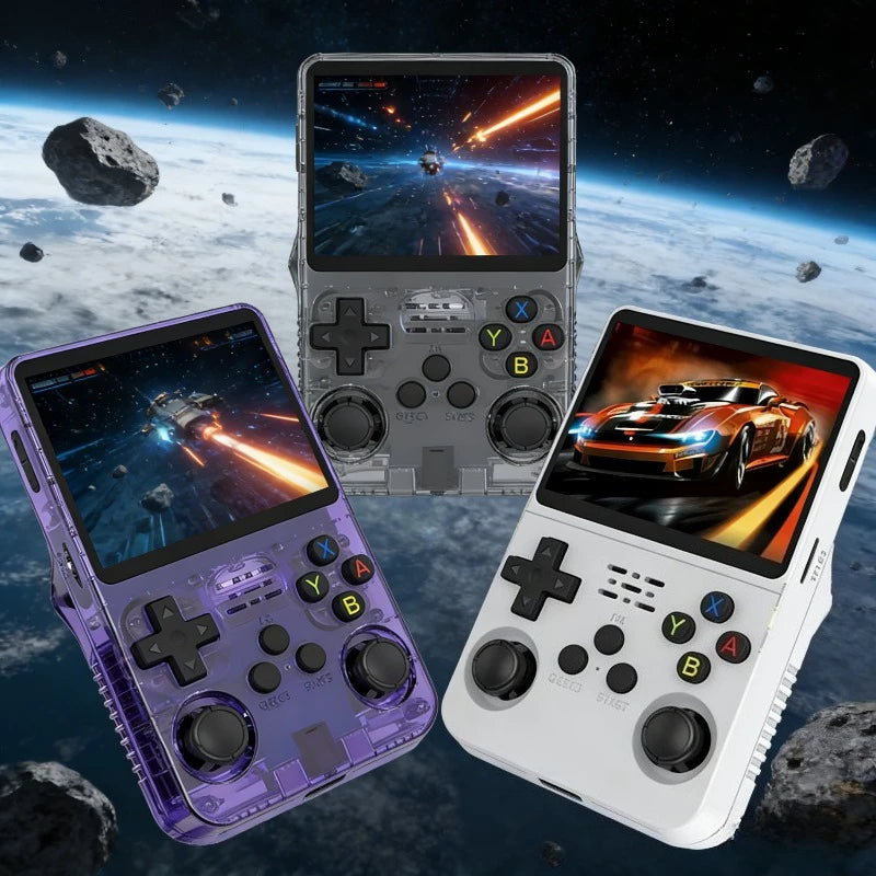 R36S Portable Gaming Player, 3.5-inch IPS Screen, 128GB Linux System, Preloaded Retro Games Handheld Console