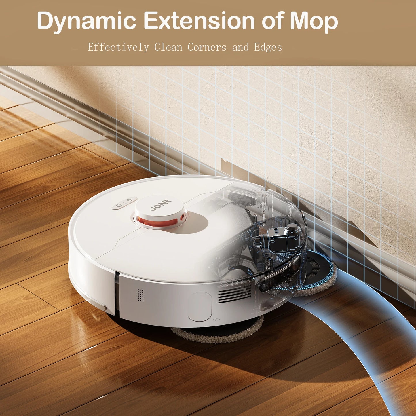 JONR Robot Vacuum Cleaner P20 Pro International Edition Suction Sweeping Mop Drying Automatic Cleaning Dust Collection Water Drainage