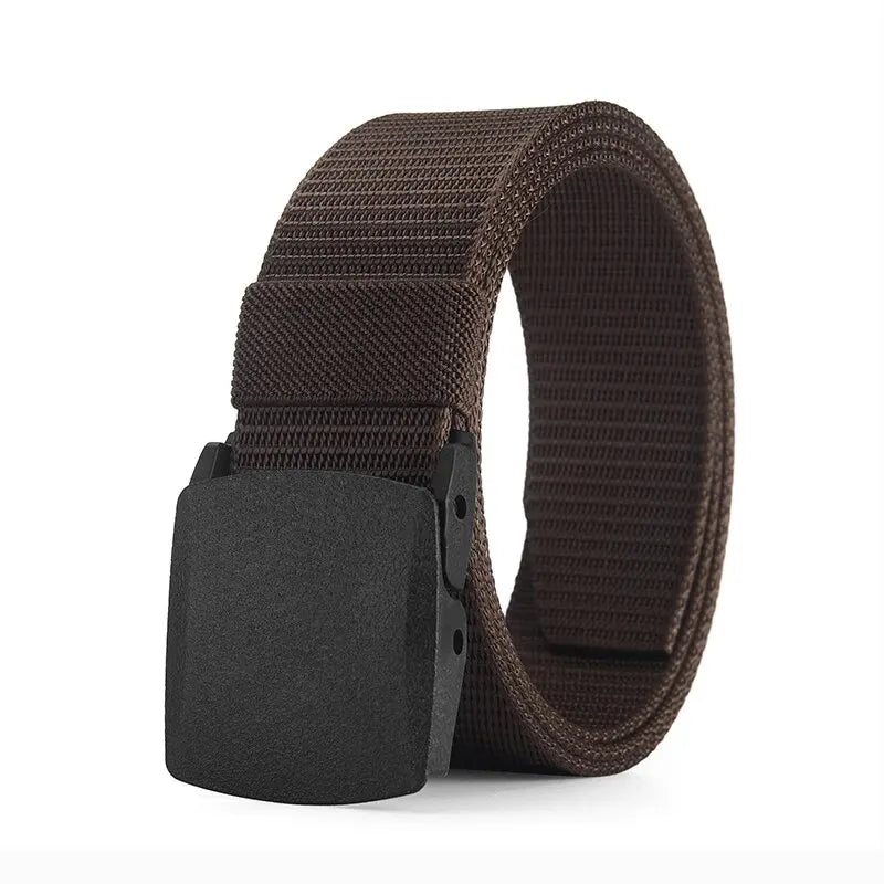 Ceinture Toile Nylon Sans Métal — Sport Extérieur Jeans Homme Femme