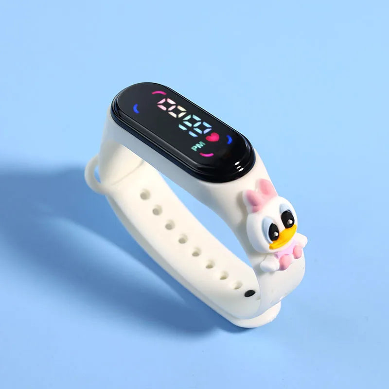 Reloj deportivo impermeable para niños, reloj SpidSuffolk Butter para niñas, pulsera electrónica, reloj táctil LED, de moda