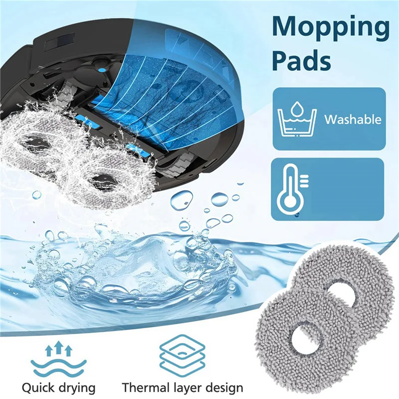 【¡Venta caliente!】Kit de reemplazo de 38 piezas para aspiradoras ECOVACS DEEBOT T30S/T30S COMBO/T30S Pro