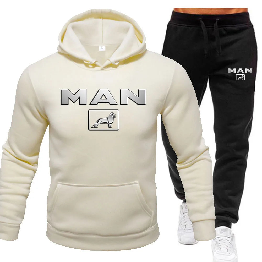 Men's hoodie and jogging pants, tracksuit, antibody, contractors, sportswear, Faremps, calf tint, 2024, 2-piece
