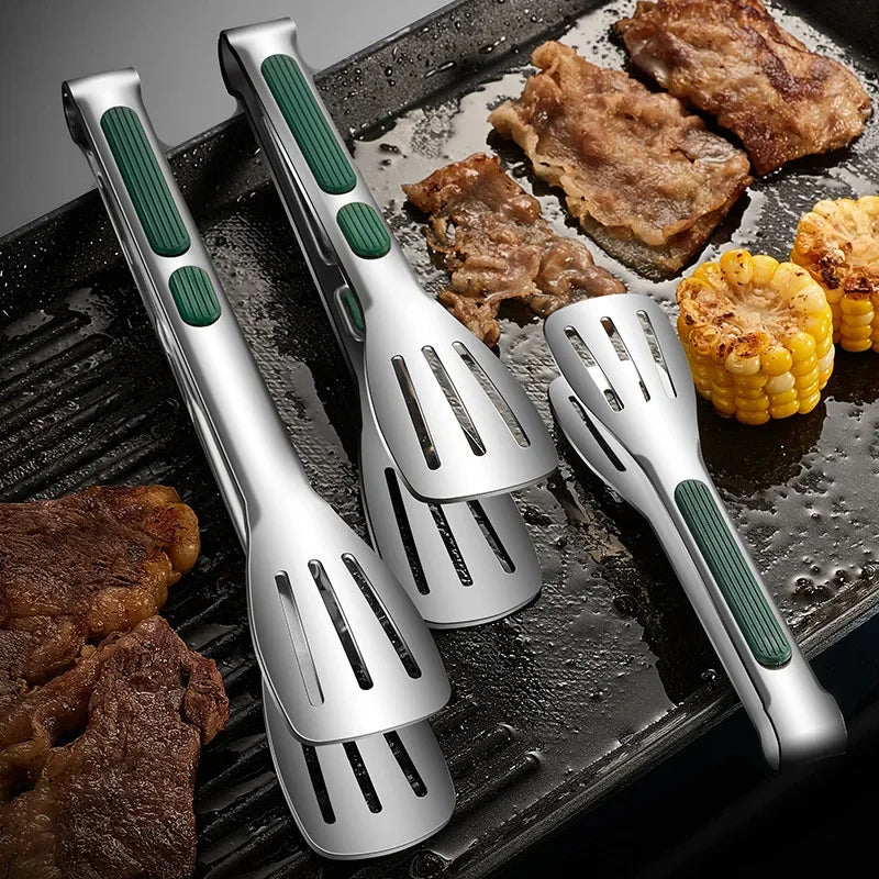 Pince coordonnante en acier inoxydable, pince à salade de viande, pince à gril, outils de cuisine, accessoires de cuisine, 1 pièce