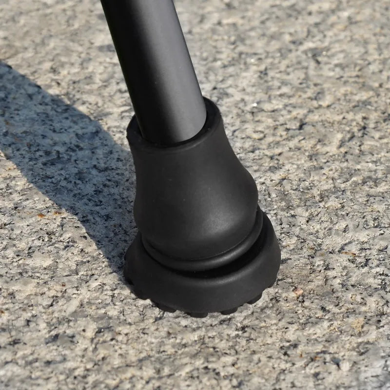 Bâton de marche antidérapant 16-22mm, béquille, coussinets inférieurs, protection d'escalade, randonnée, trekking, pointe de poteau, 1/4 pièces