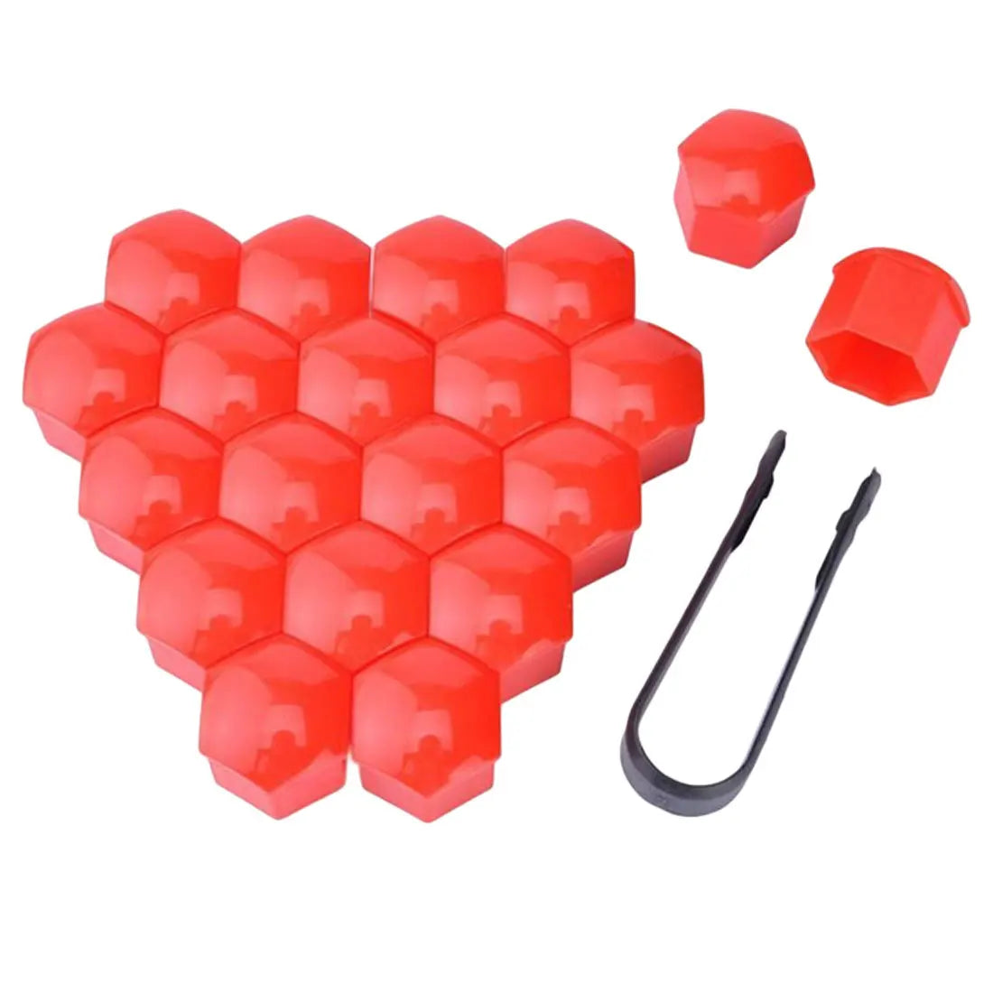 20pcs Car Wheel Nut Caps, Anti-rust Car Hub Screw Protective Covers, Car Tire Screw Caps, Nut Bolt Covers, Automotive Exterior 17/19/21mm