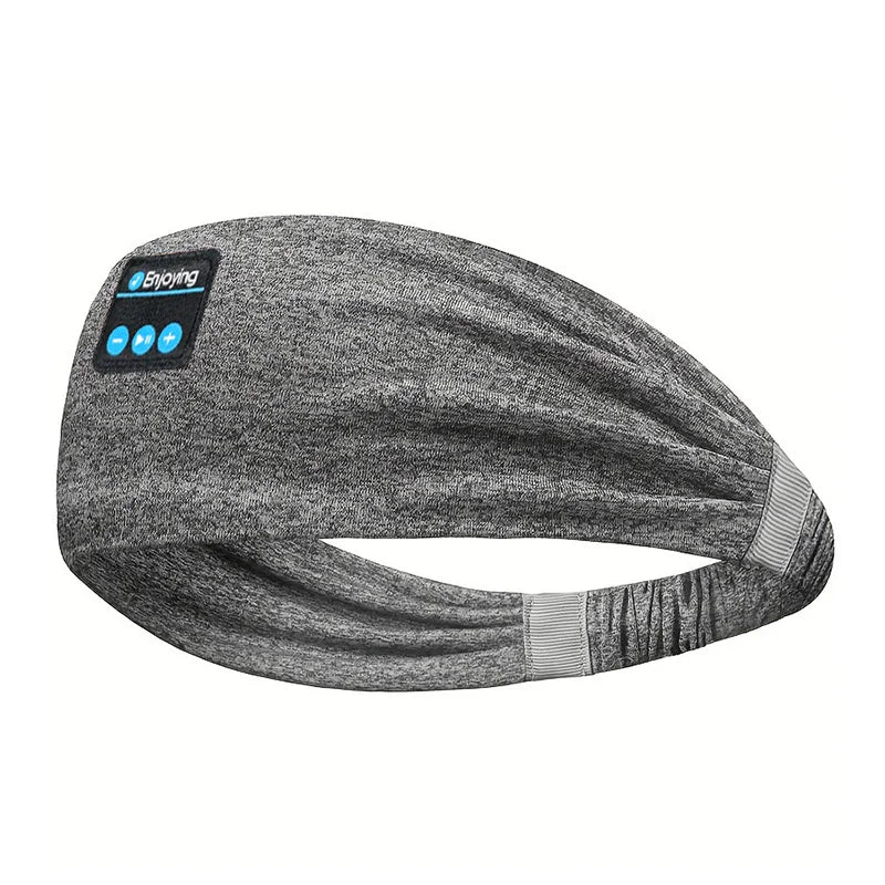 Bandeau Bluetooth sans fil, écouteurs de couchage, écouteurs de sport/casquette de musique avec haut-parleurs stéréo HD, masque pour les yeux pour côté Sl