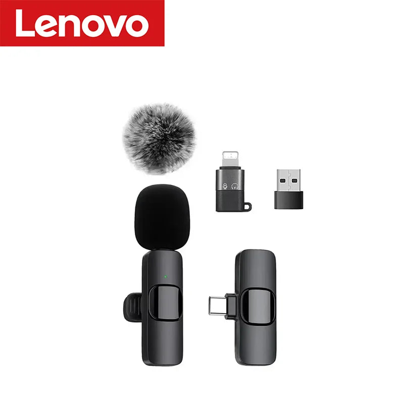Micro Lavalier Sans Fil Mini — Gaming, Streaming, Enregistrement Audio/Vidéo, Smartphone