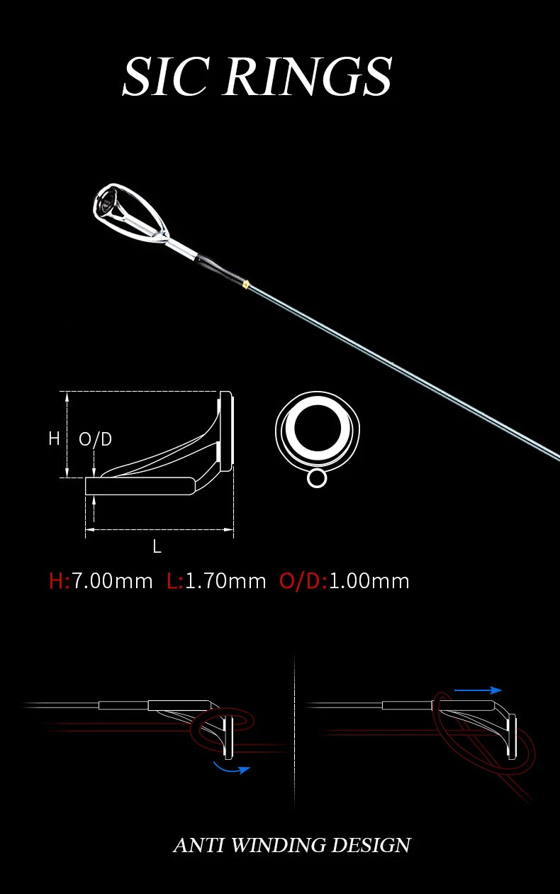 Pêche à la truite L + UL conseils canne à pêche truite canne légère filature Baitcasting leurre canne à pêche poulpe calmar matériel de pêche